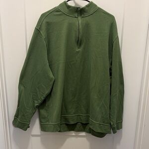 Walter Hagen Men’s Olive Green Quarter-Zip Pullover